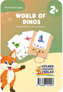 21948 Rozpoznawanie Dinozaurów. Karty WiemTo dla dzieci 2+