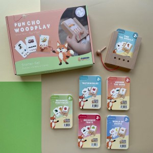 21979 WiemTo Zestaw dla dzieci 2+. Pudełko WiemTo i 6 Zestawów Kart